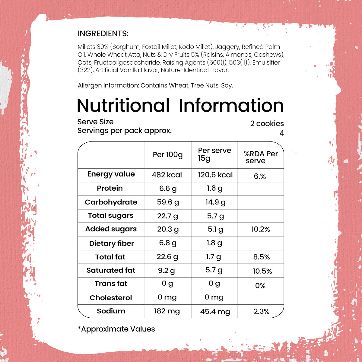 Millet Fruit & Nut Cookies-Sabala Millets