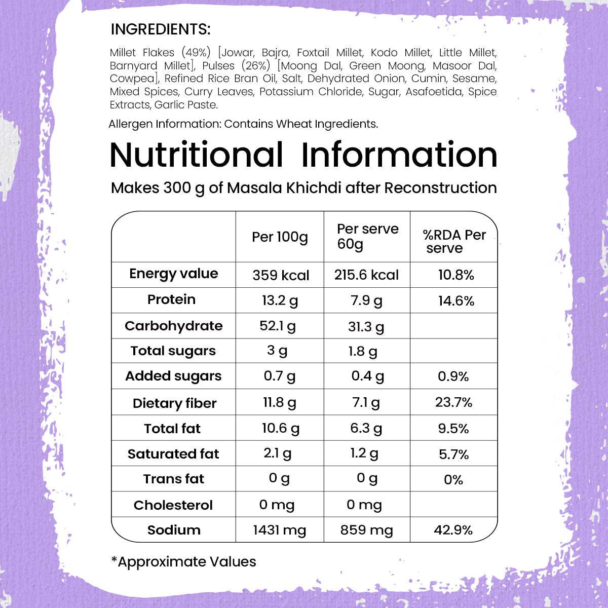 Multi Millet Masala Kichidi-Sabala Millets