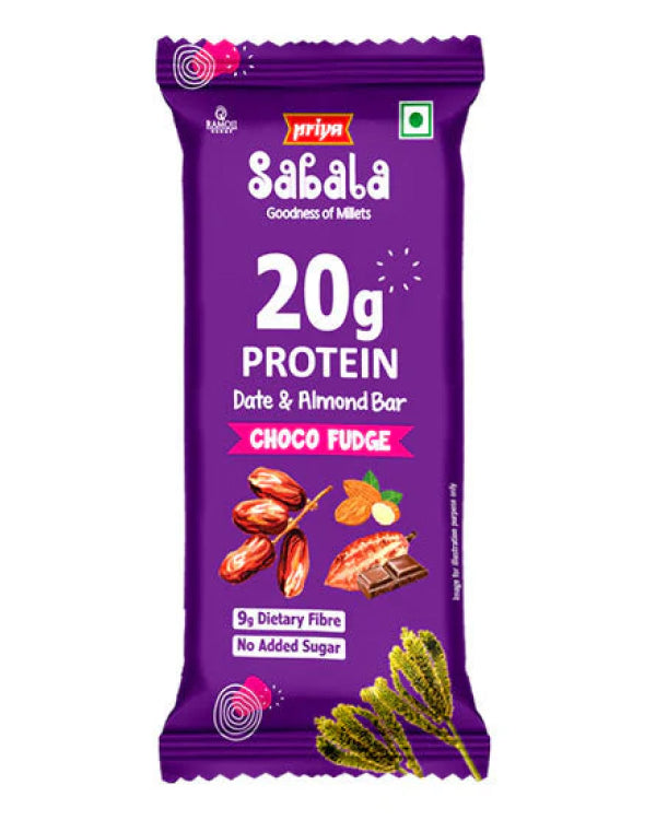 Choco Fudge Date & Almond Bar