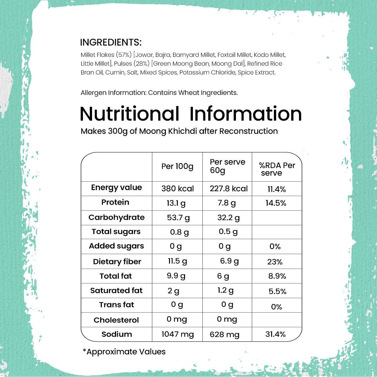 Multi Millet Moong Kichidi-Sabala Millets