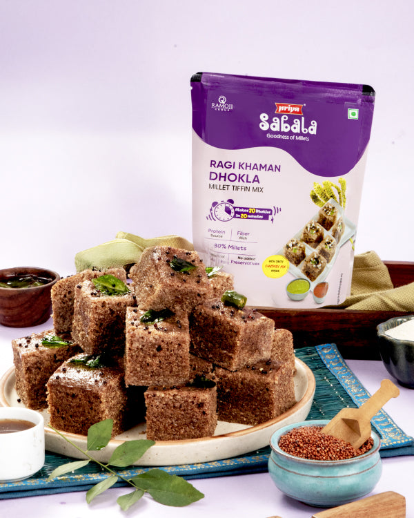 Ragi Khaman Dhokla