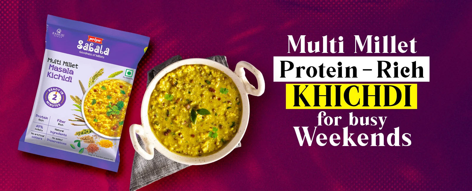 One-Pot Multi Millet Protein-Rich Khichdi for Busy Weeknights