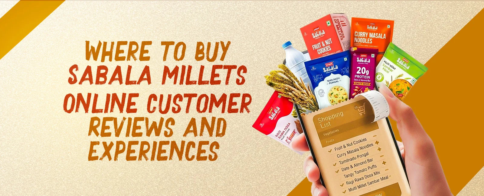 Where to Buy Sabala Millets Online: Customer Reviews and Experiences