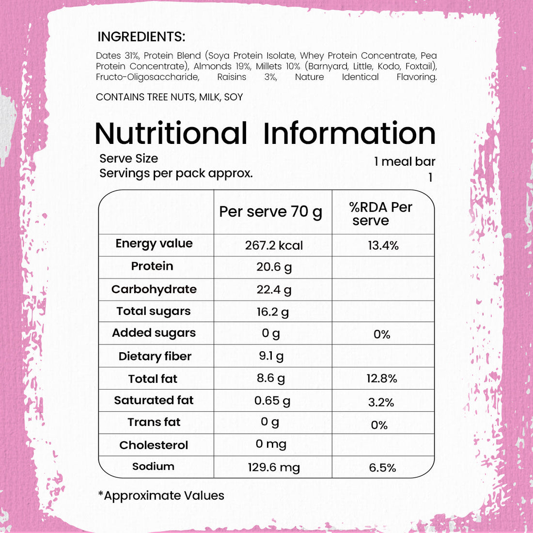 Fruity Blast Protein Bar