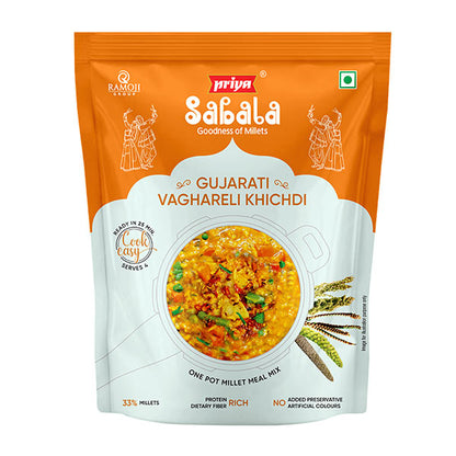 Gujarati Vaghareli Millet khichdi