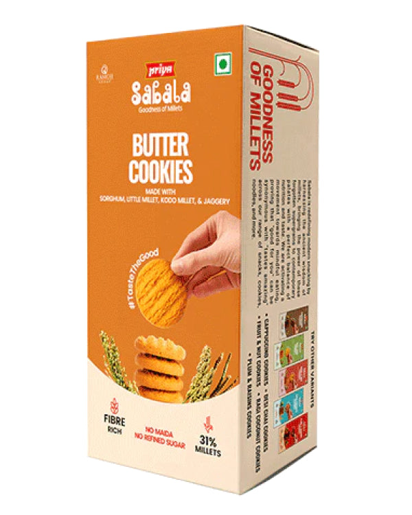 Millet Butter Cookies