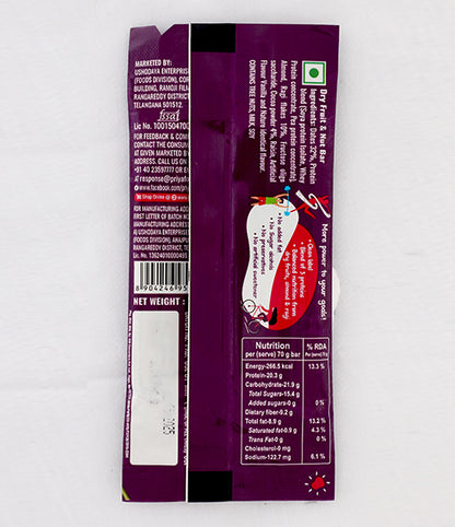 Choco Fudge Date &amp; Almond Bar