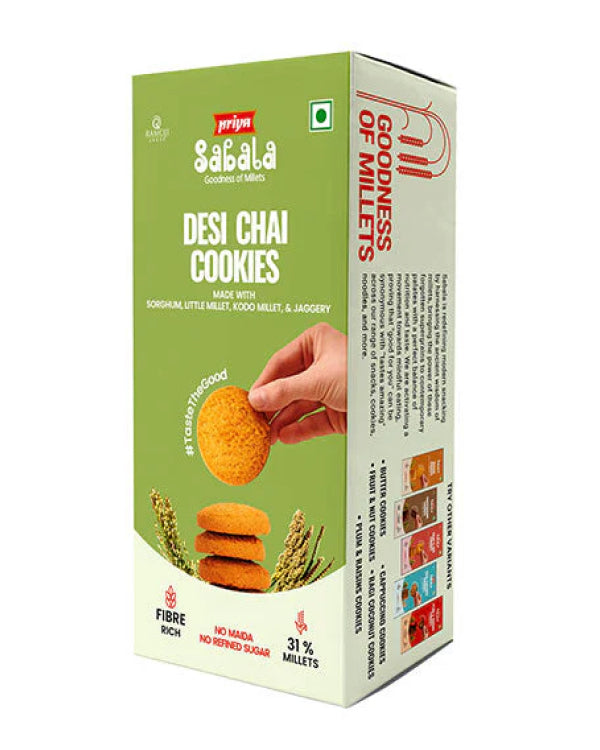Millet Desi Chai Cookies