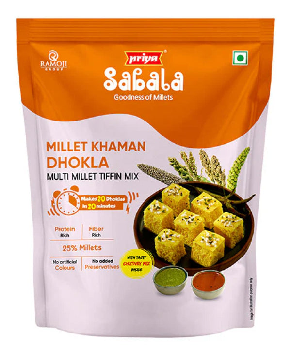 Millet Khaman Dhokla