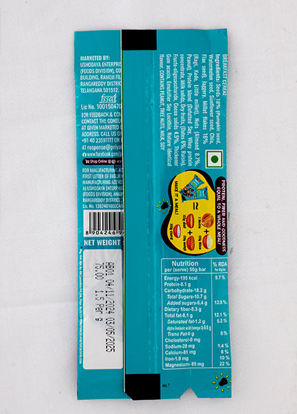 Millets &amp; Cocoa Meal Bar