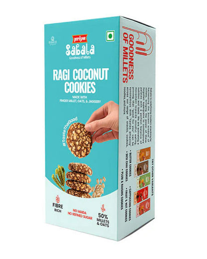 Millet Ragi Coconut Cookies