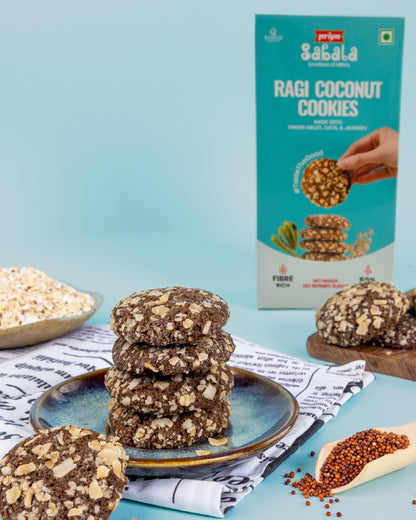 Millet Ragi Coconut Cookies