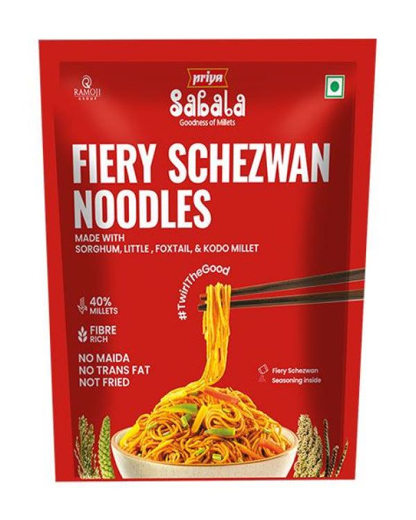 Millet Fiery Schezwan Noodles